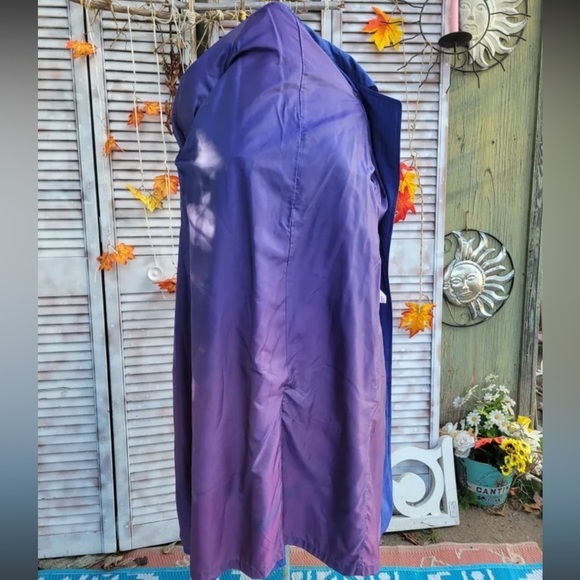 CYCLONE Vintage trench coat, double lined, royal blue - Picture 5 of 10